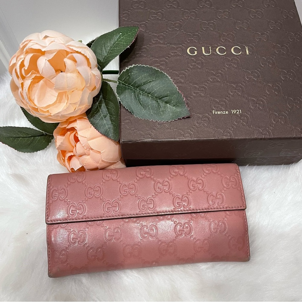 100% Gucci Long Wallet